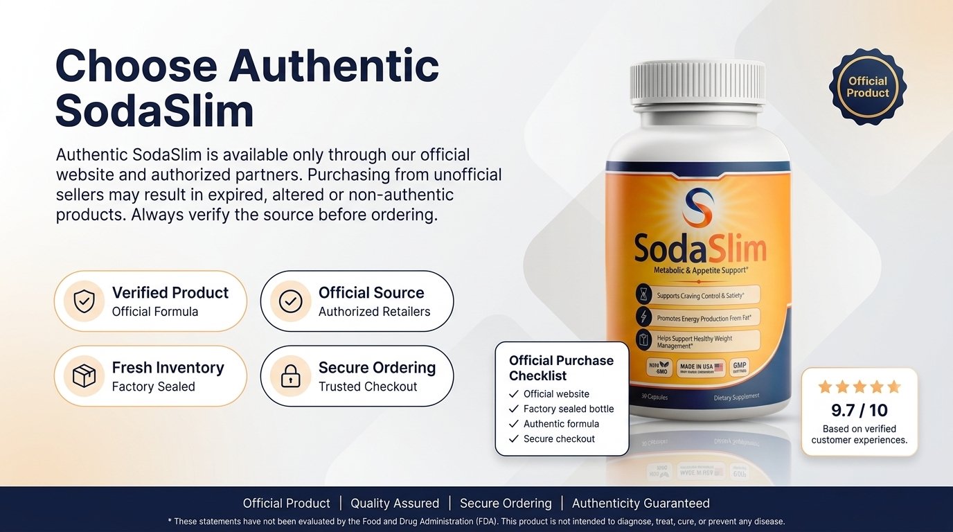Consumer Safety Notice: Choose Authentic SodaSlim